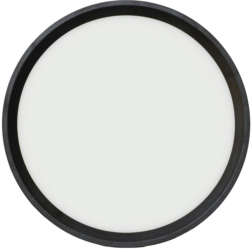 Fulgur 41811 - LED Плафониера NOMY LED/18W/230V 3000/4000/6000K IP40 Ø 23 см черен