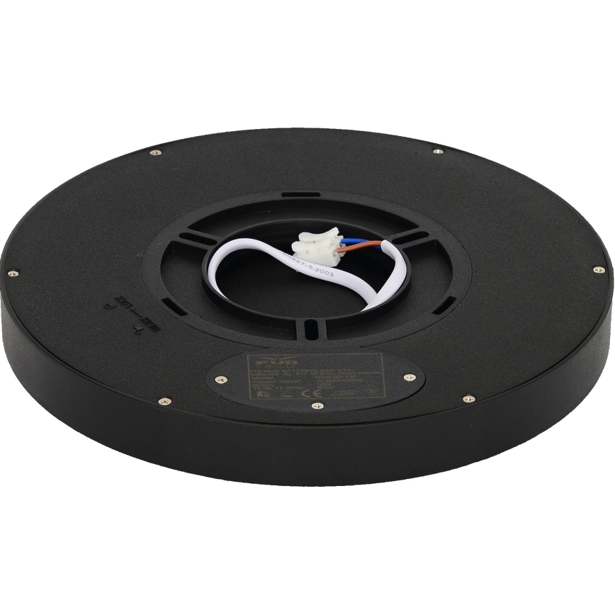 Fulgur 41811 - LED Плафониера NOMY LED/18W/230V 3000/4000/6000K IP40 Ø 23 см черен