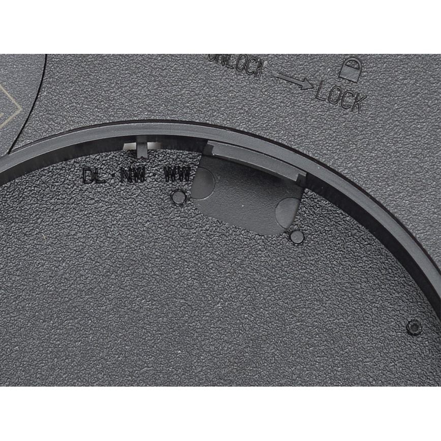 Fulgur 42362 - LED Плафониера NOMY LED/24W/230V 3000/4000/6000K IP40 Ø 30 см черен