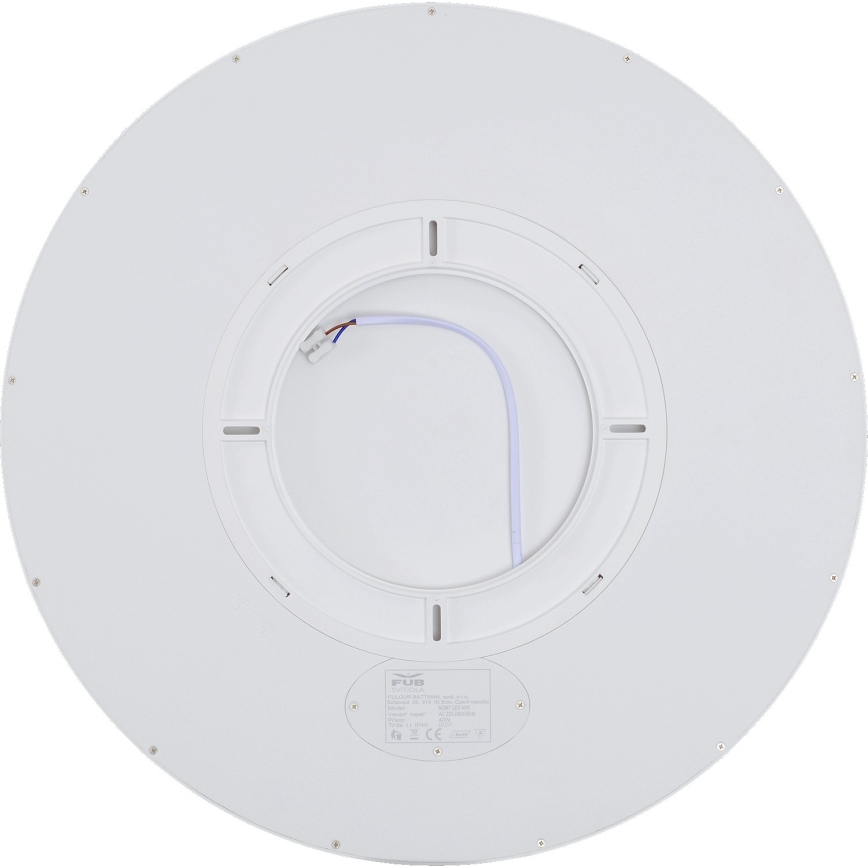 Fulgur 42363 - LED Плафониера NOMY LED/40W/230V 3000/4000/6000K IP40 Ø 50 см бял