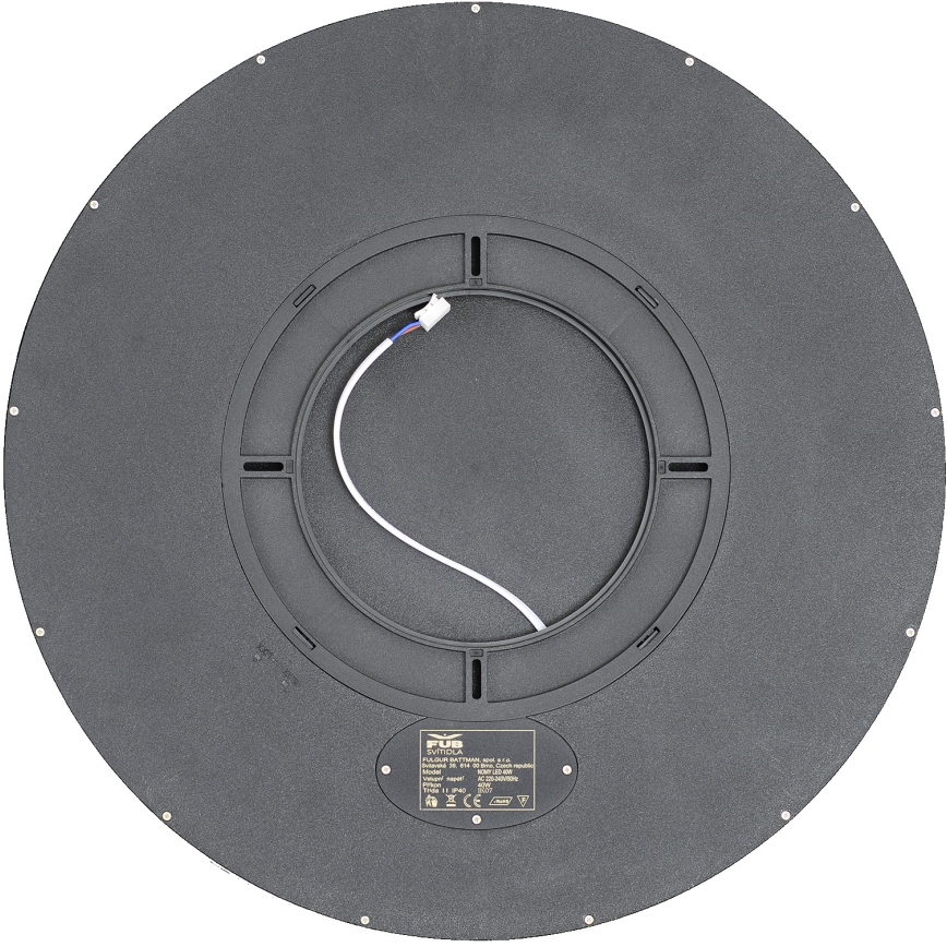 Fulgur 42364 - LED Плафониера NOMY LED/40W/230V 3000/4000/6000K IP40 Ø 50 см черен
