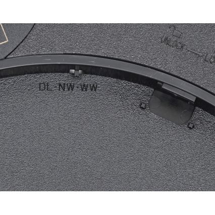 Fulgur 42364 - LED Плафониера NOMY LED/40W/230V 3000/4000/6000K IP40 Ø 50 см черен