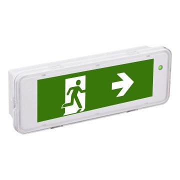 Fulgur s-24495 - LED аварийно осветително тяло MIRROR LED/1W/230V 1300 mAh IP65