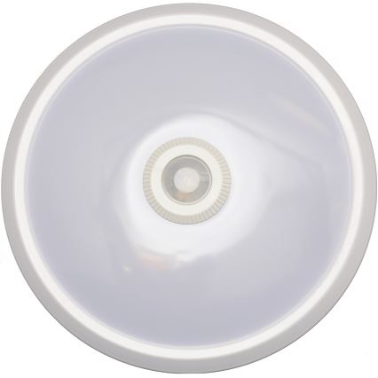 Fulgur s-39669 - LED плафон със сензор за движение и сумрак DARINA LED/16W/230V Ø 29 см