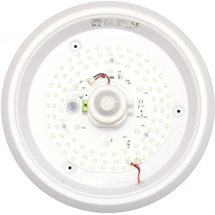 Fulgur s-39670 - LED аварийно осветително тяло със сензор за движение и за здрач DARINA LED/16W/230V Ø 29 см