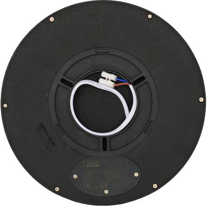 Fulgur s-42585 - LED Плафониера със сензор за движение NOMY-S LED/18W/230V 3000/4000/6000K IP40 Ø 23 см черен