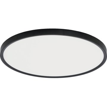 Fulgur s-43040 - LED димируем таванен плафон NOMY-RC LED/40W/230V 3000/4000/6500K диаметър 50 см IP40 черен + дистанционно управление