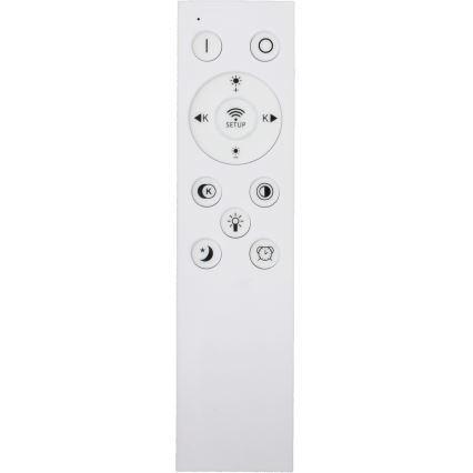 Fulgur s-43040 - LED димируем таванен плафон NOMY-RC LED/40W/230V 3000/4000/6500K диаметър 50 см IP40 черен + дистанционно управление