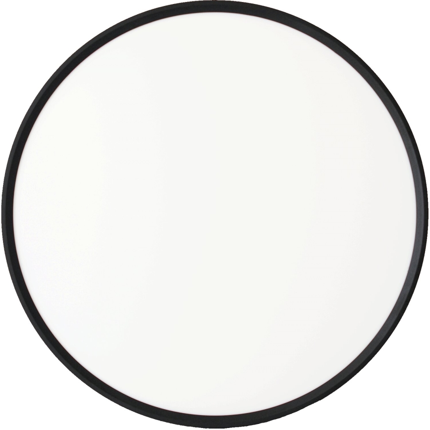 Fulgur s-43040 - LED димируем таванен плафон NOMY-RC LED/40W/230V 3000/4000/6500K диаметър 50 см IP40 черен + дистанционно управление