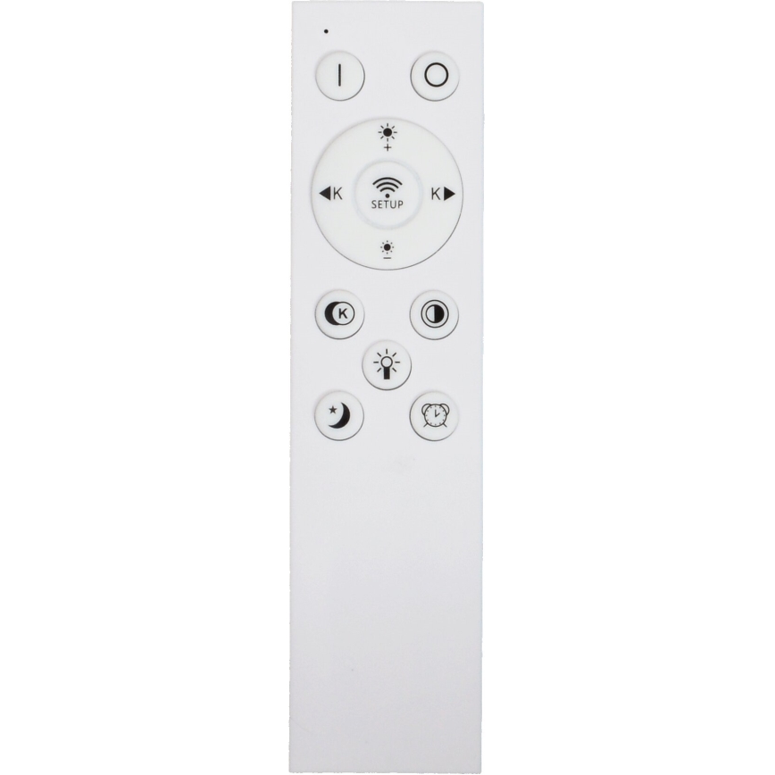 Fulgur s-43042 - Димируемо LED таванно осветително тяло NOMY-RC LED/50W/230V 3000/4000/6500K Ø 60 см IP40 черно + дистанционно управление