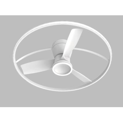 Fulgur s-43048 - Димируем таванен вентилатор THORA LED/50W/230V 2700-5000K бял + дистанционно управление