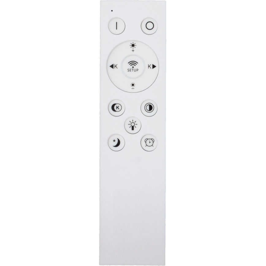 Fulgur s-43057 - Димируемо LED таванно осветително тяло NOMY LED/40W/230V 3000–6500K Ø 50 см UGR19 IP40 Wi-Fi черно + дистанционно управление