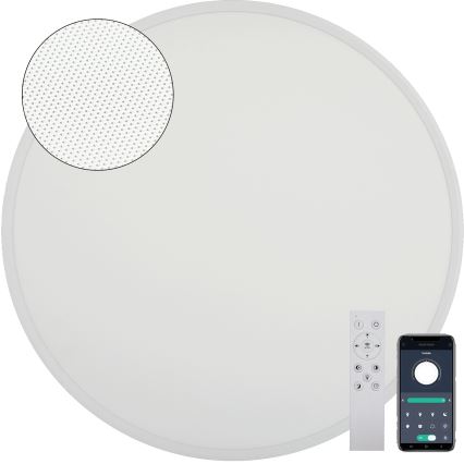 Fulgur s-43058 - LED димируемо таванно осветително тяло NOMY LED/50W/230V 3000-6500K Ø 60 см UGR19 IP40 Wi-Fi бяло + дистанционно управление