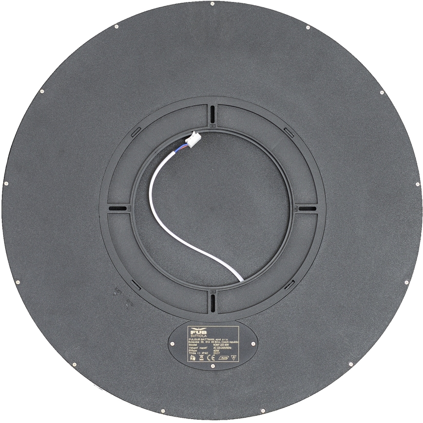 Fulgur s-43059 - LED димируемо таванно осветително тяло NOMY LED/50W/230V 3000-6500K пр. 60 см UGR19 IP40 Wi-Fi черно + дистанционно управление
