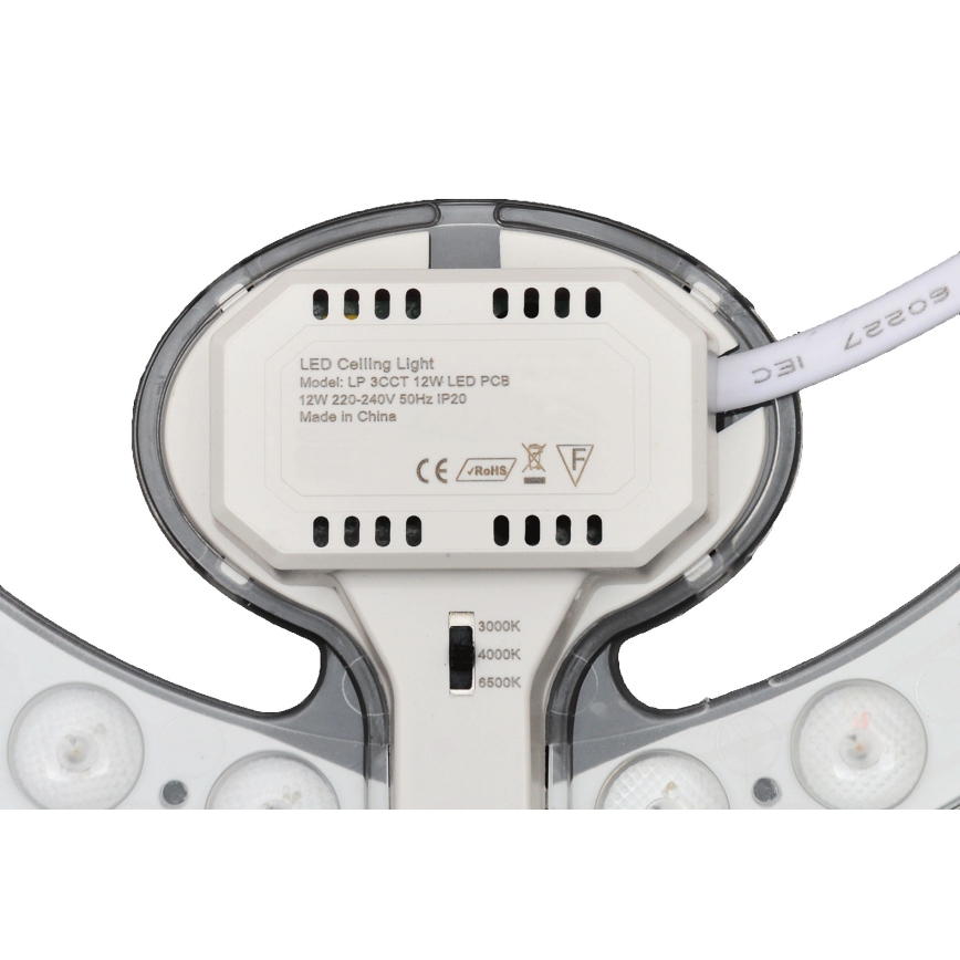 Fulgur s-43088 - LED магнитен модул LED/12W/230V 3000/4000/6500K Ø 19,3 см