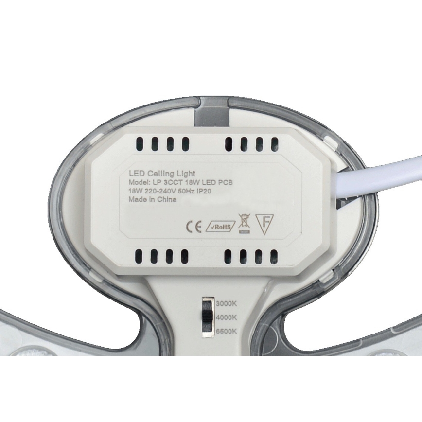 Fulgur s-43089 - LED магнитен модул, 18 W, 230 V, 3000/4000/6500 K, Ø 23,1 cm