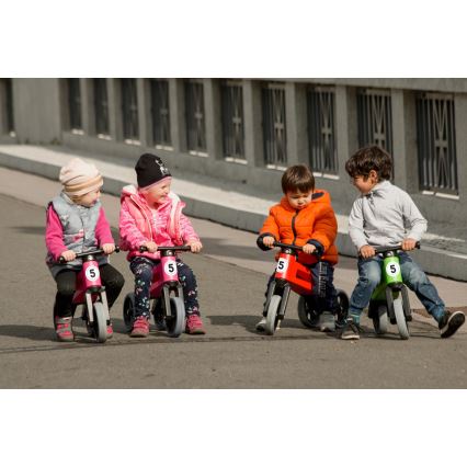 Funny Wheels - Беговел 2 в 1 RIDER SPORT червен/черен