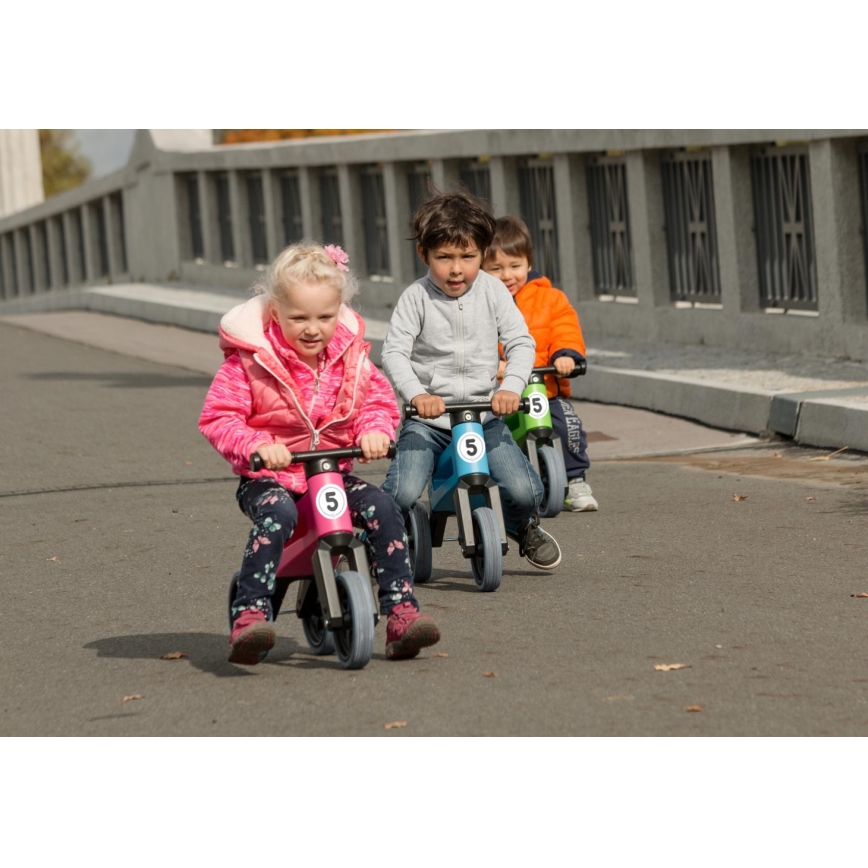 Funny Wheels - Беговел 2 в 1 RIDER SPORT розов/черен