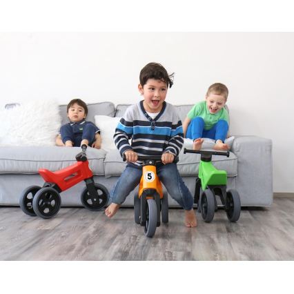 Funny Wheels - Беговел 2 в 1 RIDER SPORT зелен/черен