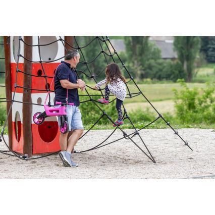 Funny Wheels - Беговел 2 в 1 RIDER SUPER SPORT розов/черен