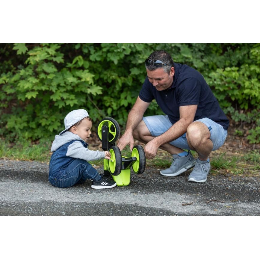 Funny Wheels - беговел 2 в 1 RIDER SUPER SPORT зелен/черен