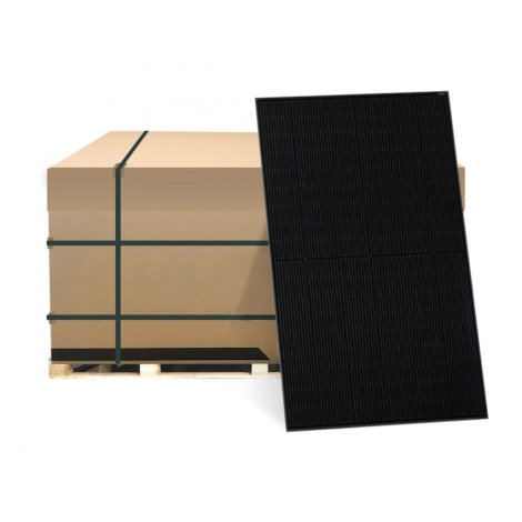 Фотоволтаичен соларен панел JA SOLAR 390Wp изцяло черен IP68 Half Cut - палет 36 бр.