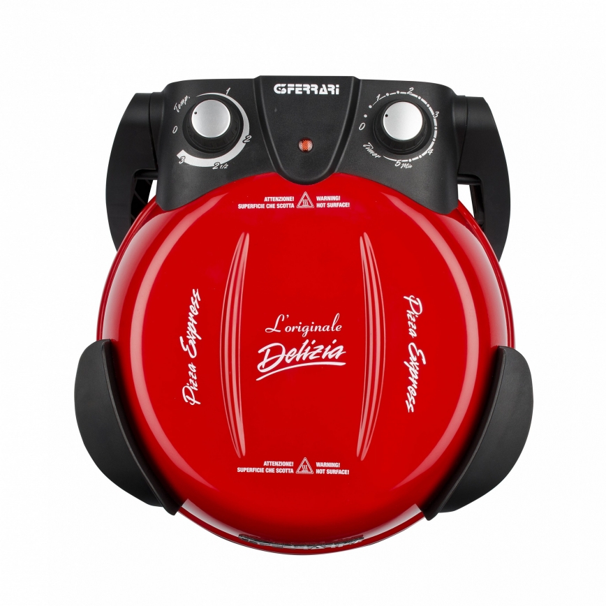 G3Ferrari G1000602 - фурна за пица DELIZIA 1200W/230V, червена
