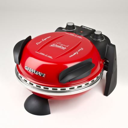 G3Ferrari G1000602 - фурна за пица DELIZIA 1200W/230V, червена