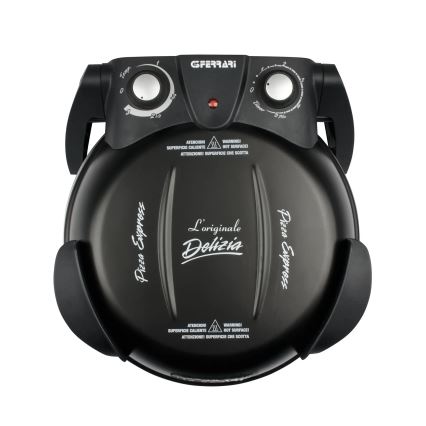 G3Ferrari G1000610 - Фурна за пица DELIZIA 1200W/230V, черна