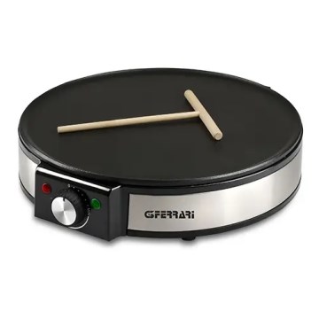 G3Ferrari G1009800 - Машина за палачинки PROFI-CREPE 1200W/230V неръждаема стомана/черна
