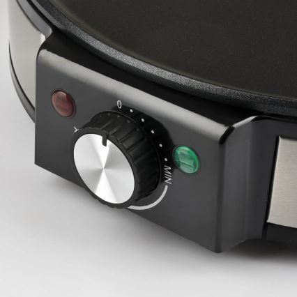 G3Ferrari G1009800 - Машина за палачинки PROFI-CREPE 1200W/230V неръждаема стомана/черна