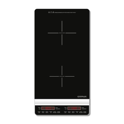 G3Ferrari G1013900 - Индукционен двуплочен котлон DINAMIKO 3100W/230V черен