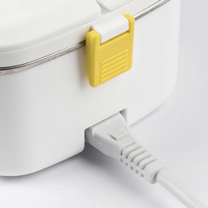 G3Ferrari G1016601 - Електрически подгрявач за храна VITTO 48W/230V 0,8 л бял/жълт