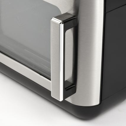 G3Ferrari G1018700 - Мултифункционална фурна FRIGGISANO 1700W/230V 13 l черна/неръждаема стомана