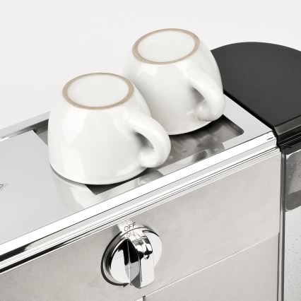 G3Ferrari G1018900 - Еспресо машина с лост TIFFANY, 1350 W/230 V, 15 bar, корпус от неръждаема стомана