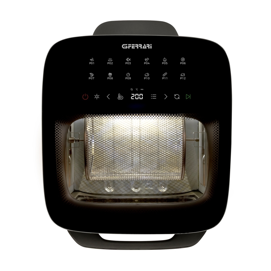 G3Ferrari G1021900 - Фритюрник с горещ въздух FRIGGISANO 1800W/230V 13 л неръждаема стомана/черен
