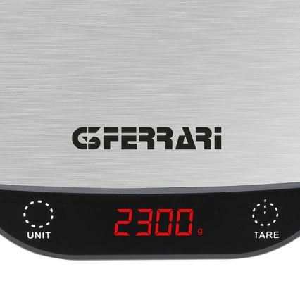 G3Ferrari G2009600 - Кухненска везна PATTY, 2xAAA, от неръждаема стомана