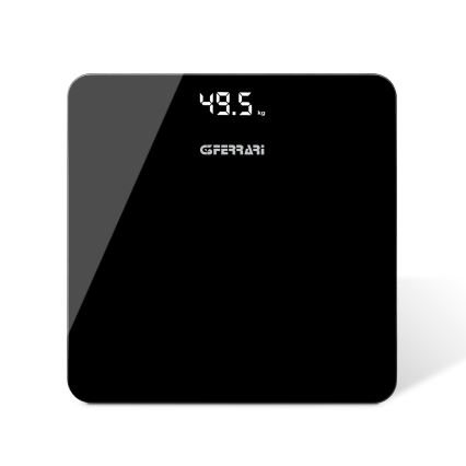 G3Ferrari G3005800 - Цифров личен кантар за тяло, 3xAAA, черен