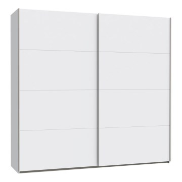 Gардероб KARO с огледало 220 x 210 см, бял