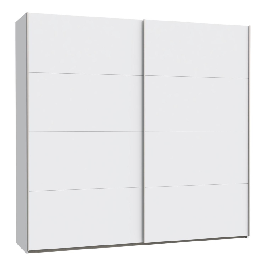 Gардероб KARO с огледало 220 x 210 см, бял
