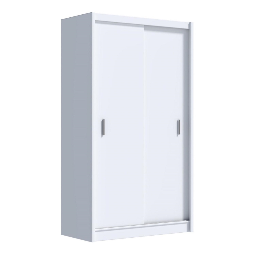 Гардероб с плъзгащи се врати SAPHIRA 150x215 см бял