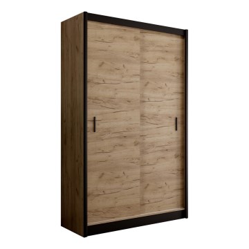 Гардероб с плъзгащи се врати SAPHIRA 150x215 см дъб craft