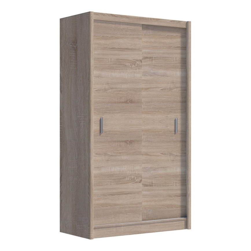 Гардероб с плъзгащи се врати SAPHIRA 150x215 см дъб сонома
