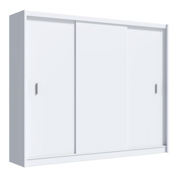 Гардероб с плъзгащи се врати SAPHIRA 250x215 см бял