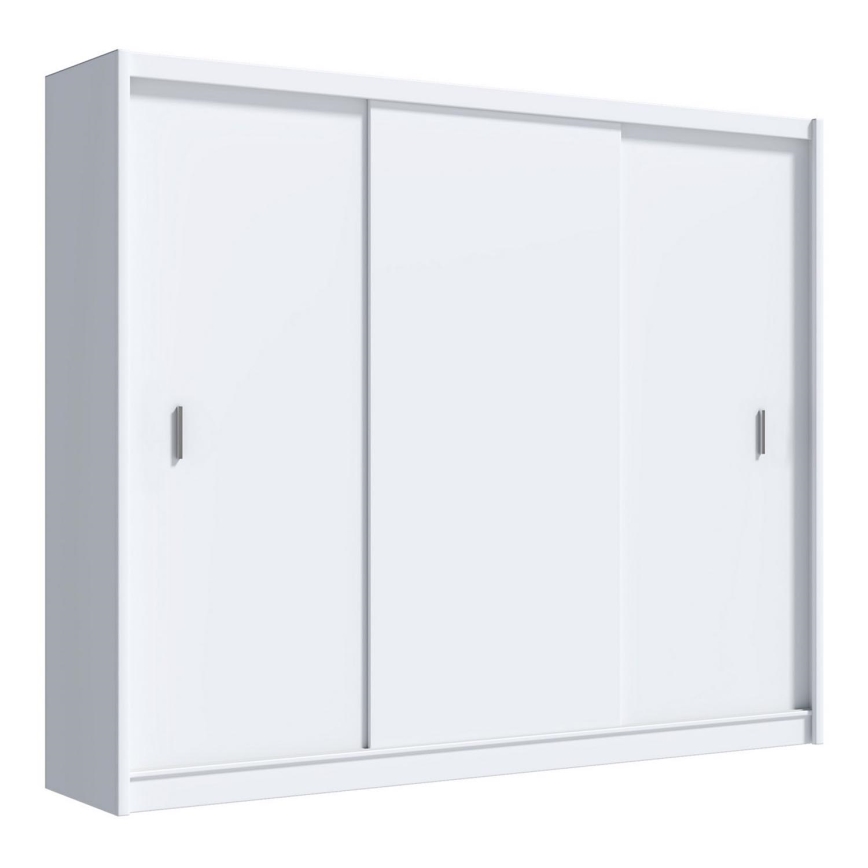 Гардероб с плъзгащи се врати SAPHIRA 250x215 см бял