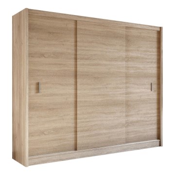 Гардероб с плъзгащи се врати SAPHIRA 250x215 см дъб сонома