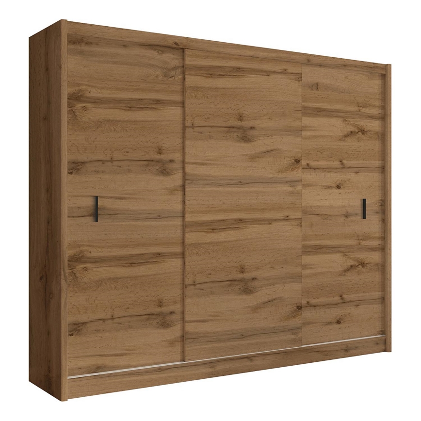 Гардероб с плъзгащи се врати SAPHIRA 250x215 см дъб вотан