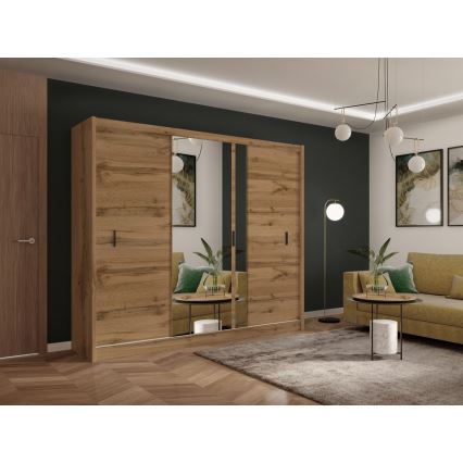 Гардероб SABRINA 250x215 cm дъб woltan