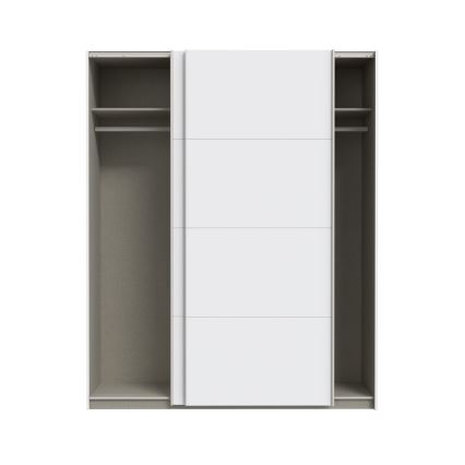 Гардеробен шкаф KARO 170x210 см бял