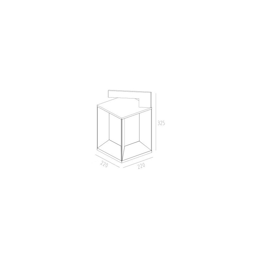 Gardino LX1222 - LED Еекстериорна лампа ZAFFERANO LED/18W/230V IP65